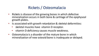 Vitamin d deficiency & rickets | PDF