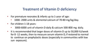 Vitamin d deficiency & rickets | PDF