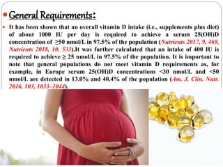Vitamin D in Pregnancy & Lactation by Prof A Elbareg | PDF