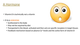 Vitamin D & its Analogues made easy for Dialysis students | PPTX