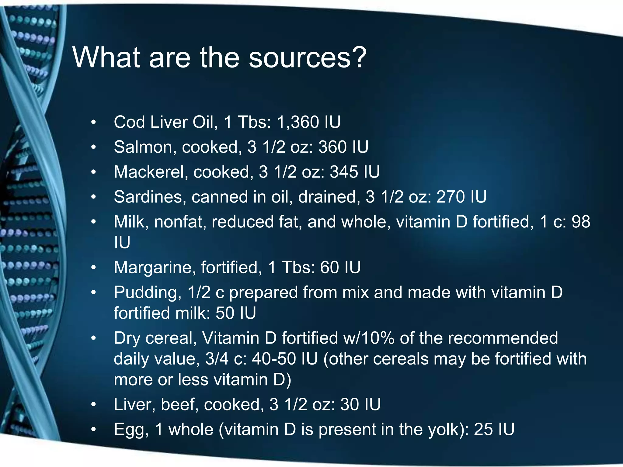 Vitamin d presentation | PPTX