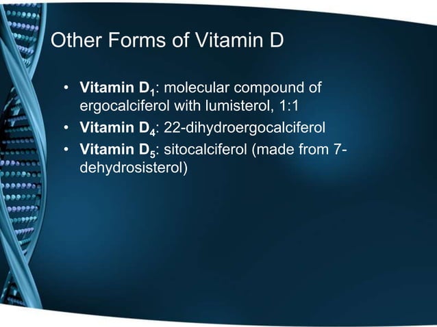 Vitamin d presentation | PPTX