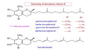 Chemistry of derivatives Vitamin E
 