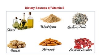 Dietary Sources of Vitamin E
 