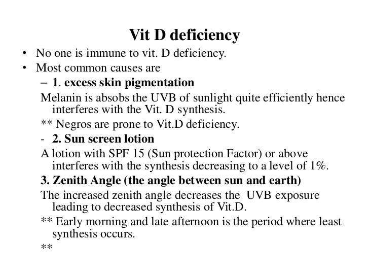 Vitamine d(sunshine vitamin) update