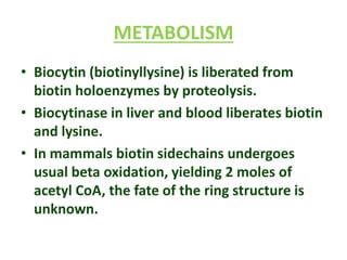 ALL ABOUT VITAMINS VITAMIN B6, B7, B12 AND FOLIC ACID | PPTX