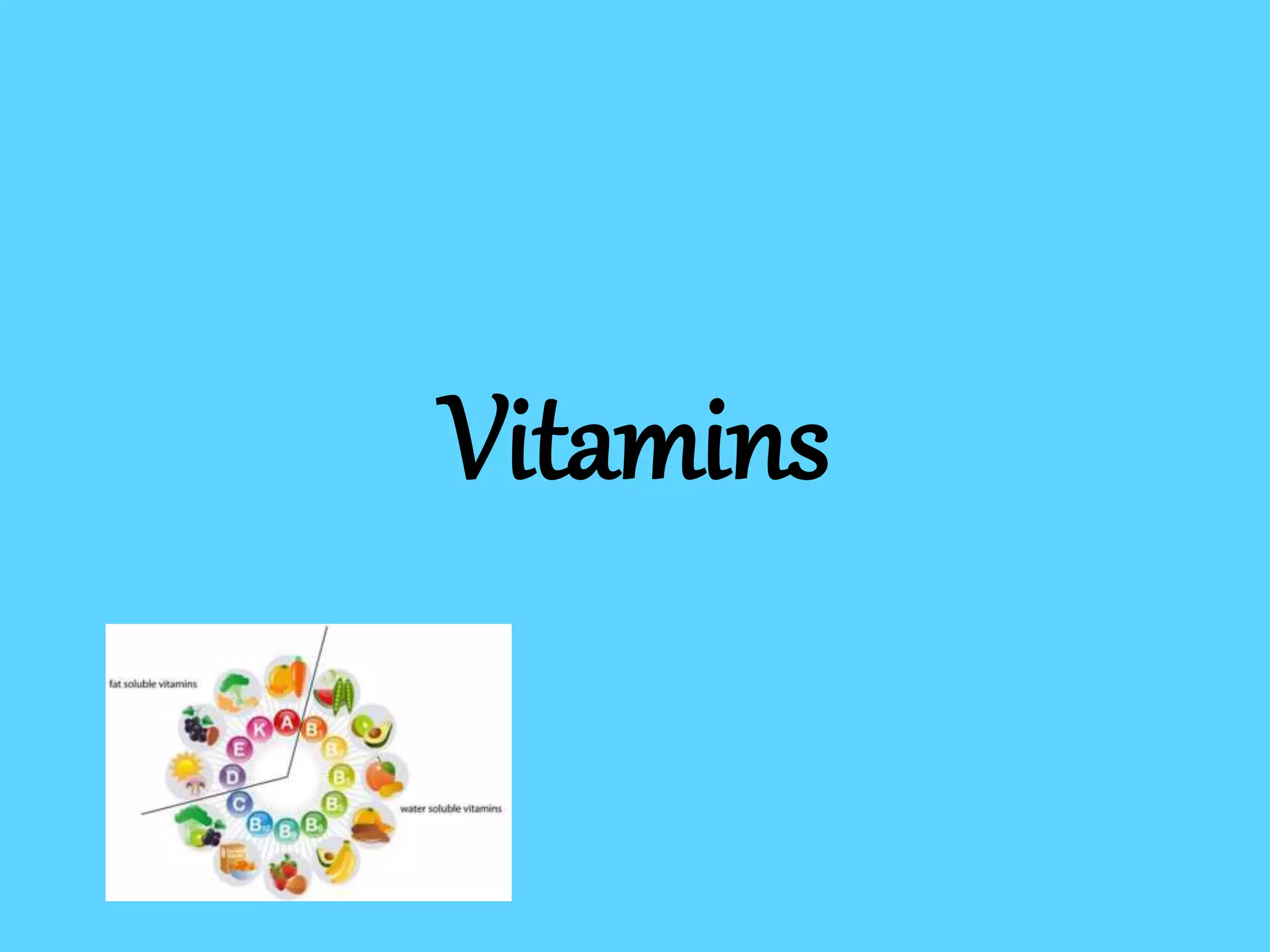 Medical Biochemistry Food and Nutrition, Vitmins and Minerals