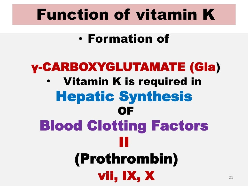 Vitamin k