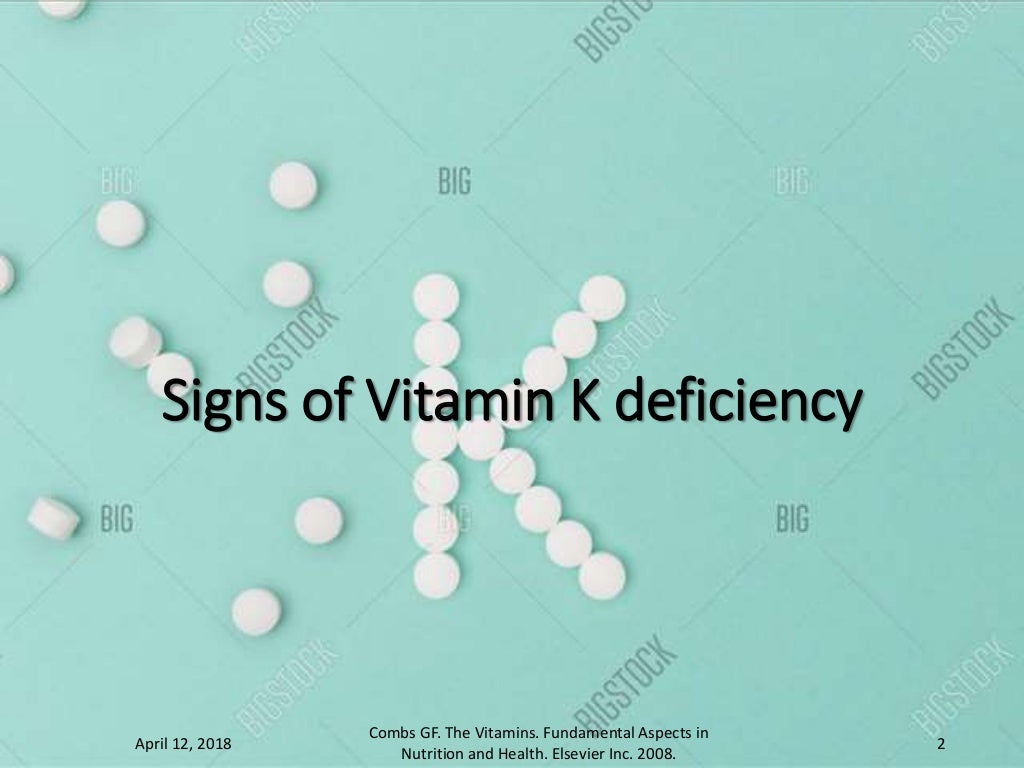 Vitamin K deficiency