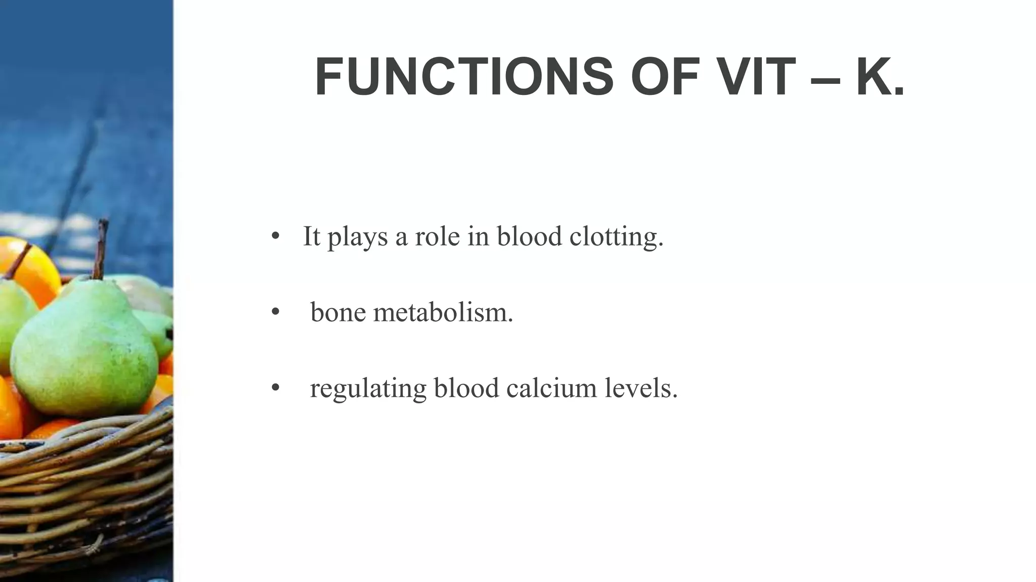 Vitamin k deficiency disease PPT