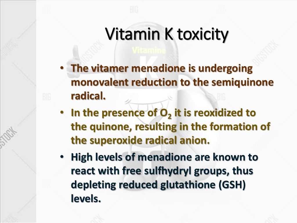 Vitamin K toxicity