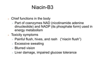 Vitamins -Biochemistry /Biotechnology | PPT