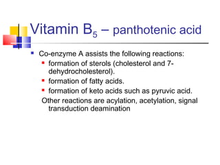 Vitamins (fat and water soluble) Slide 61