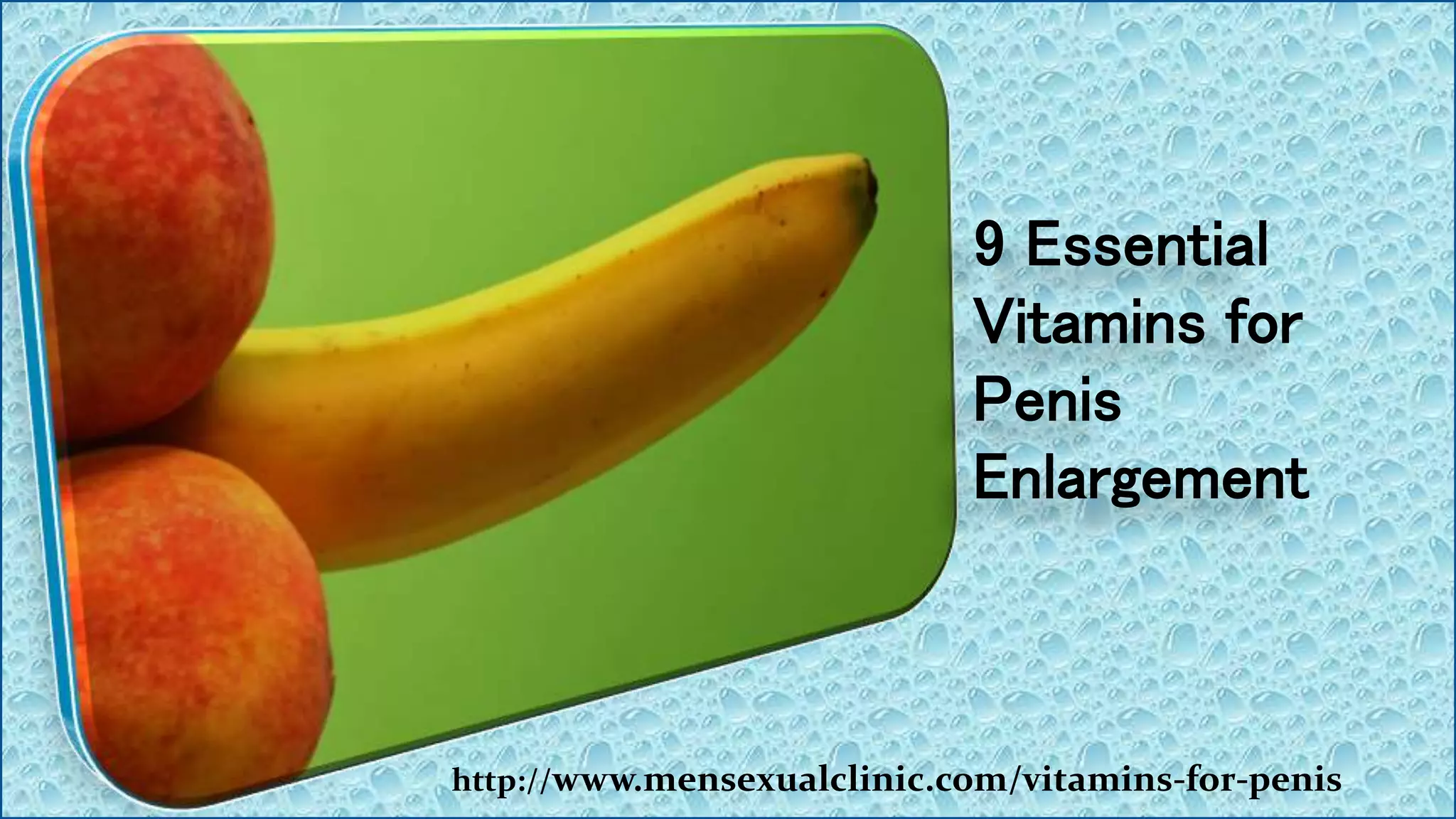 Vitamins for penis enlargement | PPT