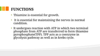 Tpp Function vitamin unit 5.pptx bsc nursing 2nd semester | PPTX