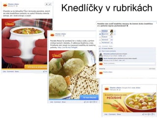Knedlíčky v rubrikách
 