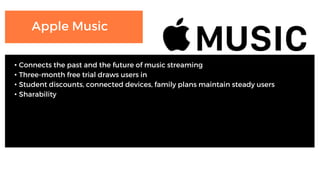 The Music Streaming Industry Pptx The Music Streaming Industry Pptx