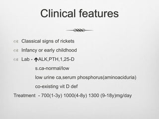 Vitamin d resistant rickets | PPTX