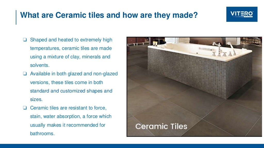 Ceramic Vs Vitrified tiles Which one to choose and why VItero Tiles