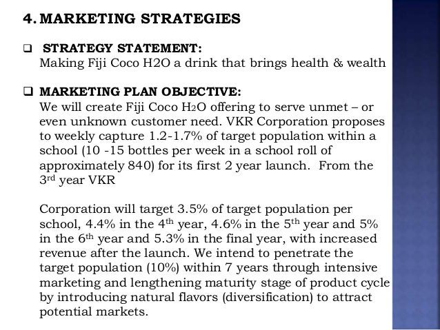 Fiji Coconut Water MBA437 marketing presentation