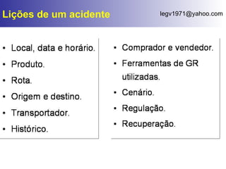 Lições de um acidente 