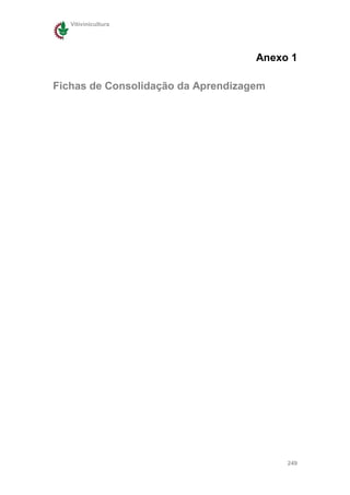 Vitivinicultura




                                    Anexo 1

Fichas de Consolidação da Aprendizagem




                                         249
 