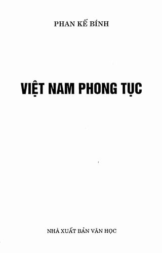 Việt nam phong tục