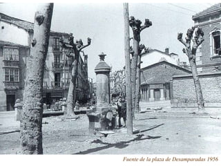 Fuente de la plaza de Desamparadas 1956