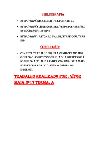 Vitor Maia - Redes e Tecnologias