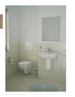 WALL-HUNGFRAMES
60 | BATHROOM COLLECTION | WALL-HUNG FRAMES
 