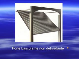 Porte basculante non debordante 

 