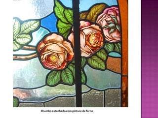 Chumbo estanhado com pintura de forno
 