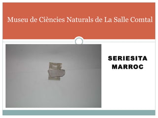 SERIESITA
MARROC
Museu de Ciències Naturals de La Salle Comtal
 