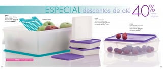%
     84972
     Super Caixa - 10 Litros
     32 x 32 x 13cm
     Preço sugerido: R$144,99
     Por apenas: R$89,  99
                                                 ESPECIAL descontos de até
                                           Acompanha 2 grades
                                                                87519
                                                                Arara - 400ml cada
                                                                13,7 x 12,7 x 3,8cm cada
                                                                Preço sugerido: R$17,99 cada
                                                                                                   40                        nestas
                                                                                                                             páginas


                                                                Por apenas: R$10,   79 cada    87586
                                                                                               Caixa Versátil - 2,5 Litros
                                                                                               24,5 x 24,5 x 7,8cm
                                                                                               Preço sugerido: R$51,99
                                                                                               Por apenas: R$  34, 49




        Economize R$55,00 na Super Caixa



54                                                                                                                                     55
 
