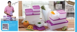 Vitrine 01 2011 br_vitrine 01 2011 br 11/19/10 5:29 PM Page 16




                                                                                                                                                                                                                 Freezer
                                                                                                                                                                                        Atenç
                                                                                            84076
                                                                                                                        84077
                                                                                                                        Jeitosa - 1800ml
                                                                                                                                                    84075
                                                                                                                                                                                                         ão!
                                                                                            Quarteto Jeitoso
                                                                                                                        Preço sugerido:   R$31,99
                                                                                                                                                    Duo Jeitoso                 Adquirindo o
                                                                                            4 peças de 500ml cada                                   2 peças de 900ml cada
                                                                                            Preço sugerido:   R$57,99                               Preço sugerido:   R$36,99   Duo Jeitoso,
                                                                                                                                                    Por apenas:   R$25,98       você pagará apenas

                                                                                                                                                                                      R$     12,99
                                                                                                                                                                                em cada Jeitoso




                                                                        84078
                                                                        Espaçosa - 3000ml                                                                                           84079
                                                                                                                                                                                    Caixa Ideal - 1400ml
                                                                        Preço sugerido:   R$43,99
                                                                                                                                                                                    Preço sugerido:   R$36,99




        Dica do Edu
                                    “A Linha Jeitosos é perfeita para
                                    organizar seu freezer além de
                                    deixá-lo com o visual mais
                                    moderno”.

                                                                                                                                                                                     84219
                                                                                                                                                                                     Maxi - 2500ml
                                                                                                                                                                                     Preço sugerido:   R$56,99
 16                                                                                                                                                                                                                17
 