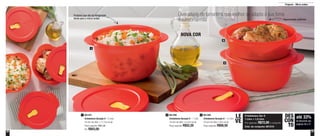 36 37
Diversidade de tamanhos que melhor se adapta à sua fome
#eulevomarmita
1
2
3
801289
Cristalwave Geração II - 1,5 Litro
19,3cm de diâm. x 9cm de alt.
Preço sugerido: R$56,50
3801290
Cristalwave Geração II - 1 Litro
19,3cm de diâm. x 6,5cm de alt.
Preço sugerido: R$52,20
2801291
Cristalwave Geração II - 2 Litros
19,3cm de diâm. x 11,7cm de alt.
Preço sugerido: R$61,80
Por: R$43,00
1
até 33%
de desconto nas
páginas 36 e 37
DES
CON
TO
NOVA COR
Preparar - Micro-ondas
Cristalwave Ger II
1 Litro + 1,5 Litro
Por apenas: R$72,00 o conjunto
Cód. do conjunto: 801310
LE
VE
Produtos que vão do refrigerador
direto para o micro-ondas Aquecimento uniforme
 