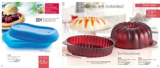 vitrine03_vit03 1/21/13 10:18 AM Page 44




                                                        Grátis
                                                        Guia de Receitas
                                                        na compra do Instant
                                                                                     Delícias em instantes!                                                                            MICRO-ONDAS


                                                                                                                                                                                                                  %
                                                                                                                                                                                               28
                                                        Gourmet.                                                                                                                              até
                                                        Receitas deliciosas de
                                                        pratos doces e salgados.

                                                                                                                                                                                               de desconto
                                                                                                                                                                                                    na Linha Microplus
                                                Aproxime seu smartphone do QR Code
                                                para assistir o vídeo ou acesse:
                                                www.tupperware.com.br




                                           Capacidade: Min. 2 ovos
                                                       Max. 4 ovos


             87529
                                                                                                                                          Em Policarbonato
             Instant Gourmet - 430ml
                                                         %
             21,1 x 13,8 x 6,6cm
             Preço sugerido: R$38,49
             Por apenas: R$  29,99         22
                                           de desconto                                 Veja a receita deste delicioso Pudim de Baunilha
                                                                                                no site: www.tupperware.com.br
                                                                                                                                          87503
                                                                                                                                          Microplus Forma Plana - 1,7 Litros
                                                                                                                                          29,2 x 24,4 x 5cm
                                                                                                                                          Preço sugerido: R$54,99
                                                                                                                                                                               87504
                                                                                                                                                                               Microplus Forma de Anel - 3 Litros
                                                                                                                                                                               29 x 24,1 x 9,5cm
                                                                                                                                                                               Preço sugerido: R$76,99
                                           no Instant Gourmet
                                                                                                                                          Por apenas: R$44,  99                Por apenas: R$54,  99

 44                                                                                                                                                                                                                      45
 