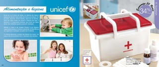 vitrine06-BR_BR 4/16/12 9:27 AM Page 44




                                                                                                                                                  45
                                                                                                                                   ze 50
                                                                                                                                omi
                                                                 Para abrir e fechar a Fabulosa basta
                                                                 deslizar a alça, para qualquer lado.




                                                                                                                                                  VERSÁTIL
                                                                                                                                         Re
                                                                                                                           Econ
       Alimentação e higiene                                                                                                         %




                                                                                                                                            ais
       Entre os 4 e 6 anos de idade, os hábitos de higiene
                                                                                                                                34    de
                                                                                                                                      desconto


       pessoal já devem fazer parte da rotina da criança. Ela
       já pode, sozinha, tomar banho, escovar os dentes,
       lavar as mãos antes de comer e depois de usar o
       banheiro. É importante lembrar que lavar as mãos
       antes das refeições ajuda a prevenir doenças.

       Manter a casa e as roupas limpas e os objetos
       organizados ajuda a criança a entender a importância
       de organizar e começar a cuidar de si mesma.

       A criança aprende a cuidar da higiene do corpo, da
       casa e da comunidade com o exemplo dos adultos.




                                                                Acompanha etiqueta
                                                                adesiva para você
                                                                personalizar sua
                                                                Fabulosa
                                                                Medicamentos.


                                                                                                        83852
                                                                                                        Fabulosa Medicamentos
                                                                                                        31,7 x 19,5 x 16,9cm
                                                                                                                      R$142,99
                                                                                                        Preço sugerido:

  44
                                                                                                        Por apenas: R$    92,
                                                                                                                          99
 