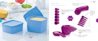 802250 | Colheres Medidoras Geração II
Acompanha: 6 colheres
4,3 comprimento X 11 largura
X 3 altura (cm)
R$
31,00
802265 | Xícaras Medidoras Geração II
Acompanha: 6 xícaras
7,5 comprimento X 13 largura X 7 altura (cm)
R$
41,00
Não racha, não
vaza e organiza
Prepare suas receitas na medida certa.
Sem erroEles fazem toda a
diferença no seu freezer!
801615 | Jeitosinho Azul Serenity
500ml
12,8 comprimento X 11,2 largura
X 5,6 altura (cm)
R$
34,00
802120 | Jeitoso Azul Serenity
900ml
12,8 comprimento X 11,2 largura
X 9,2 altura (cm)
R$
40,00
As colheres possuem
um encaixe perfeito
Medidas, em
ml, gravadas
em todas as
colheres
Medidas, em ml, gravadas
em todas as xícaras
60ml
0,5ml
1,25ml
2,5ml
5ml
7,5ml
15ml
80ml
120ml
160ml
180ml
240ml
Novidades
PrepararFreezer
2928
 