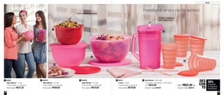 48 49
Presenteando amigos não tão secretos!
800396
Tigela Murano - 4,3 Litros
25,5cm de diâm. x 15,3cm de alt.
Preço sugerido: R$74,60
3800543
Tigela Murano - 2,5 Litros
21,6cm de diâm. x 13,3cm de alt.
Preço sugerido: R$49,00
2 89573
A Jarra - 2 Litros
13,8cm de diâm. x 24cm de alt.
Preço sugerido: R$79,00
489959
Tigela Murano - 1,3 Litro
17,6cm de diâm. x 11,3cm de alt.
Preço sugerido: R$37,30
1 Copo Murano - 500ml cada
11cm comp. x 10cm de larg. x 13,7cm de alt.
1 Por: R$32,00
Cód. para 1 peça: 800540
5
30%
de desconto
no conjunto de
Copos Murano
DES
CON
TO
Servir
4 por: R$22,30 cada
Cód. para 4 peças: 800572
1
2
3
4
5
Serve e transporta alimentos
Pressione o botão para
abrir e fechar A Jarra
 