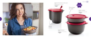 801351 | Jarra Para Aquecer no Micro-ondas
1 Litro
16,9 comprimento X 12,7 largura
X 13,9 altura (cm)
R$
53,00
E que tal uma
refeição gostosa
e quentinha?
Alçaajuda
nomanuseio
Nahoradeaquecer,
abraaválvula
801346 | Cristalwave
1 Litro
19,3 diâmetro X 6,5 altura (cm)
R$
53,00
800424 | Cristalwave
2 Litros
19,3 diâmetro X 11,7 altura (cm)
R$
64,00
Micro-ondas
Novidade
18 19
 