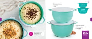 Veja a receita deste delicioso
Panetone Caseiro no site:
www.tupperware.com.br
Palavra de busca: Panetone
Prepare com
Tupperware
29%de desconto na
Jumbo Criativa
14 Litros
Prepare receitas
para a família toda
801489 | Jumbo Criativa Mint
14 Litros
44,2 comprimento X 36 largura X 21,6 altura (cm)
Preço sugerido: R$ 149,00
Por: R$
105,00
801323 | Mega Criativa Mint
10 Litros
41,2 comprimento X 32,1 largura
X 18,8 altura (cm)
R$
128,00
Preparar
10 Litros
Prepara até 3
chocotones
tamanho família
14 Litros
Prepara até 5
panetones para
grandes famílias
22 23
 