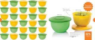 892483 | Verde
800019 | Amarela
Tigela Murano
1,3 Litro cada
18,6 comp. X 17,8 larg. X 11,6 alt. (cm)
Categoria: Servir
Preço sugerido: R$43,00 cada
Por: R$
29,00 cada
Base texturizada
ajuda a ocultar riscos
Desconto
IMPERDÍVEL
de desconto na
Tigela Murano
1,3 Litro
32%
58 59
 