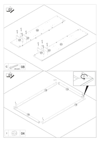 02




                   C
             C                      02
                           C
                      C

                               07
                 07                       C
                                     C             C            01
                                              C

                                                       07
                                         07




C
         Ø4,5x45
                      08

                                                                               I
    03
                                                            I




                                                                     13
                                                  15

                                                                               I



         I
                                                                          14




                               16
                                          I




I                     04
 