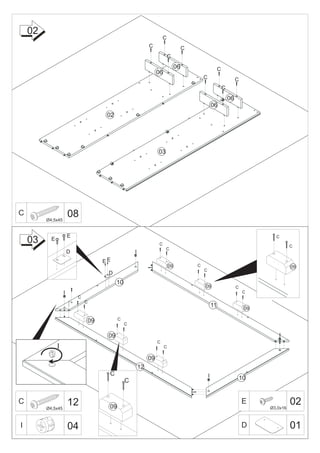 02
                                                                      C
                                                            C                       C
                                                                          C
                                                                               06                        C
                                                                 06
                                                                                            C                         C
                                                                                                             C
                                                                                                                 06
                                                                                                    06
                                     02




                                                                 03




C
         Ø4,5x45
                       08

                       E                                                                                                          C
    03     E
                                                                  C
                                                                                                                                          C
                                                                      C
                       D                           I
                                    EE
                                                                          09            C                                                 09
                                                                                            C
                                     D
                                          10
                                                                                            09                        C
                   I                                                                                                       C
                           C
                               C
                                                                                                    11                     09

                               09         C
                                               C

                                     09                                                                                            I
                                                                 C
               I                                                      C

                                                            09
                                                       12
                                     C                                                          I
                                               C                                                                          10


C                      12            09
                                                                                                                          E
                                                                                                                                Ø3,0x16
                                                                                                                                          02
         Ø4,5x45



I                      04                                                                                                 D               01
 