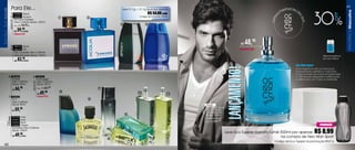 41
                        Para Ele...                                                                 Leve 01 Eg + 01 Eg Sport por apenas                                                                            ra   grância Neo
                                                                                                                                                                                                                af                    M




                                                                                                                                                                                                                                                                           FRaGRÂnCiaMasculina
                                                                                                                          R$ 54,80 cada

                                                                                                                                                                                                                                                   30
                       1 94483 Black




                                                                                                                                                                                                                                                                  ff
                                                                                                                                                                                                                                      an
                                                                                                                                                                                                            a
                                                                                                                                                                                                         eç
                       2 94609 Acqua                                                1   2                        Código de Conjunto: 94959




                                                                                                                                                                                                                                          Spo
                                                                                                                                                                                                     Conh
                                Armand Dupree
                     especial



                                Deo-Colônia Spray 100ml
SEJa FELiZ... SEJa




                                                                                                                                                                                                                                              rt
                                Sug.: R$   76,90
                                               cada
                                                                                                    3                 4

                                R$   59, cada
                                            90
                                especial



                       3 94915 Sport
                                                                                                                                                                                      R$    48,90
                       4 94670 EG                                                                                                                                                     especial
                                Edu Guedes Deo-Colônia
                                Desodorante Spray 100ml                                                                                                                                                                                                 Mesma fragrância

                                R$   83, cada
                                            90                                                                                                                                                                                                          em novo frasco!


                                                                                                                                                                                                                                  Neo Man Sport




                                                                                                                                                                              LANÇAMENTO!
                                                                                                                                                                                                                                  Uma fragrância de combinação
                                                                                                                                                                                                                                  intensamente perfeita e marcante.
                                                                                                                                                                                                                                  Possui acordes de notas amadeiradas
                     5 92164                            6 92131                                                                                                                                                                   e cítricas que despertam sofisticação
                           Posses                                Salvaggio                                                                                                                                                        e estilo único em todos os instantes
                           Deo-Colônia                           Deo-Colônia
                                                      especial




                           Spray 60ml                            Spray 50ml

                           R$    66,90                           Sug.: R$   66,90           7
                                                                 R$   49,    90     5                           10                       11
                     7 94680                                     especial
                           v.I.P.                                                       6
                           Deo-Colônia
                           Spray 50ml                                                                                                                    94946




                                                                                                                                              especial
                                                                                                                                                         Neo Man Sport
                           R$    59,   90
                                                                                                                                                         Deo-Colônia
                                                                                                                                                         Desodorante
                                                                                                        9                                                Spray 100ml
               8           92132       Fresh                                                                                                             Fougére Amadeirado
               9           92067       Musk
                                                                                                                                                         Sug.: R$   69,90
              10           94425       Black
              11           92066       Chypre                                                                                                                                                                                                        PROMOÇÃO
                           Exclusive Deo-Colônia
                           Spray 100ml
                                 49,90
                                                                                                                                                                              Leve Eco Tupper Garrafa Fumê 500ml por apenas:                       R$ 8,99
                           R$              cada
                                                                                                8
                                                                                                                                                                                                           na compra de Neo Man Sport
                                                                                                                                                                                                        Código da Eco Tupper na promoção:85216
  40
 