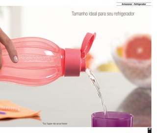 45
Armazenar - Refrigerador
Tamanho ideal para seu refrigerador
*Eco Tupper não vai ao freezer
 