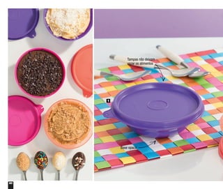 60
Base opaca
Tampas não deixam
vazar os alimentos
1
 