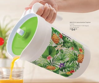 802173 | A Jarra Ilúmina Tropical
2 Litros
18,7 comprimento X 13,8 largura
X 21 altura (cm)
R$
94,00
22
 