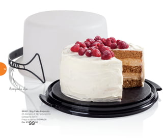 88901 | Big Cake Redondo
25 diâmetro X 19,7 altura (cm)
Categoria: Servir
Preço sugerido: R$146,00
Por: R$
99,00
Acompanha alça
62
 